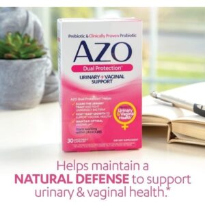 AZO Cranberry Pro Urinary Tract Health Supplement 600mg PACRAN, 1 Serving = More Than 1 Glass of Cranberry Juice 100 CT + Dual Protection, Urinary + Vaginal Support 30 Count - Image 4