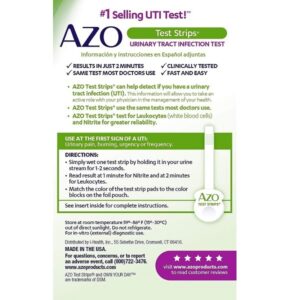 AZO Cranberry Pro Urinary Tract Health Supplement 600mg PACRAN, 1 Serving = More Than 1 Glass of Cranberry Juice 100 CT + Urinary Tract Infection (UTI) Test Strips, Accurate Results in 2 Minutes, 3 CT - Image 4
