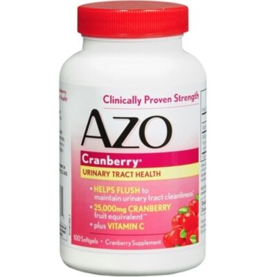 AZO Cranberry Supplement, Softgels, 100 Count (Pack of 2)