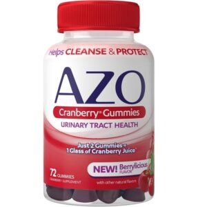 AZO D Mannose Urinary Tract Health 120 Count Urinary Tract Health Gummies 72 Gummies - Image 5