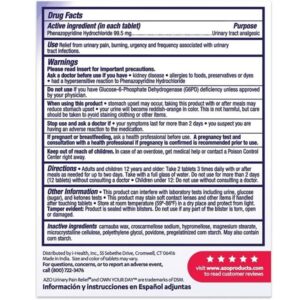 AZO Urinary Pain Relief Maximum Strength (24 Count) Fast Relief of UTI Pain, Burning & Urgency + D Mannose Urinary Tract Health, Cleanse, Flush & Protect The Urinary Tract 120 Count - Image 2