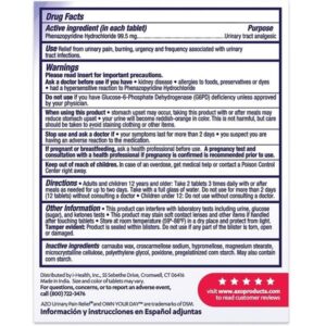 AZO Urinary Pain Relief Maximum Strength (24 Count) Fast Relief of UTI Pain, Burning & Urgency + Dual Protection (30 Count) Urinary + Vaginal Support*, Prebiotic + Clinically Proven Women's Probiotic - Image 4