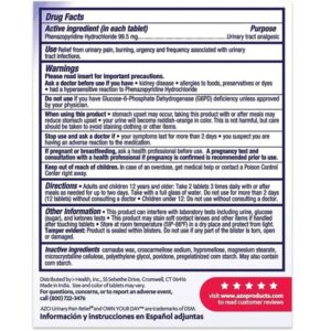 AZO Urinary Pain Relief Maximum Strength (24 Count) + Urinary Tract Defense, Helps Control a UTI Until You Can See a Doctor 24 CT - Image 3