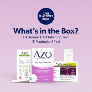 AZO Urinary Tract Infection Test Strip + Vaginal pH Test Kit, Fast & Accurate Results, 2 Self-Tests - Image 4