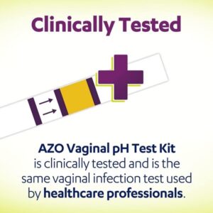 AZO Urinary Tract Infection Test Strip + Vaginal pH Test Kit, Fast & Accurate Results, 2 Self-Tests - Image 6