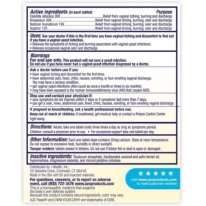 AZO Urinary & Vaginal Health 120 Count D-Mannose and 60 Count Yeast Plus Dual Relief - Image 5