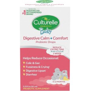 Culturelle, Baby Calm & Comfort Drops 0-12 Months, 0.29 Ounce & Baby Immune & Digestive Support Probiotic + Vitamin D Drops, Helps Support Immune Health - Image 2