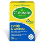 Culturelle Health & Wellness Daily Probiotic Supplement For Men & Women, Helps Support Your Immune System, Occasional Diarrhea, Gas & Bloating, 15 Billion CFUs, Non-GMO, 30 Count