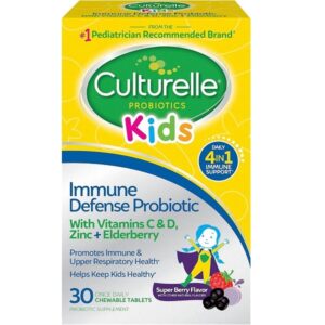 Culturelle Immune Defense Probiotic with Vitamin C, Vitamin D and Zinc + Elderberry & Baby Immune & Digestive Support Probiotic + Vitamin D Drops, Helps Support Immune - Image 2
