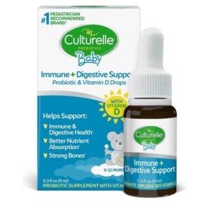 Culturelle Immune Defense Probiotic with Vitamin C, Vitamin D and Zinc + Elderberry & Baby Immune & Digestive Support Probiotic + Vitamin D Drops, Helps Support Immune - Image 5