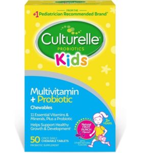 Culturelle Kids Complete Chewable Multivitamin + Probiotic for Kids & Immune Defense Probiotic with Vitamin C - Image 2