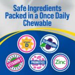 Culturelle Kids Complete Chewable Multivitamin + Probiotic for Kids & Immune Defense Probiotic with Vitamin C - Image 6