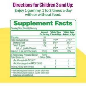 Culturelle Probiotic Gummies Bundle – Daily Probiotic Gummies for Men and Women + Daily Probiotic Gummies for Kids with Prebiotics and Vitamin C Boost, Digestive + Immune Support, Gluten Free - Image 4