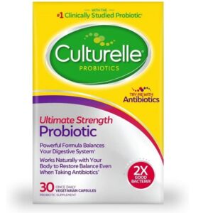 Culturelle Ultimate Strength Probiotic for Men and Women & Kids Chewable Daily Probiotic for Kids, Ages 3+, 30 Count - Image 2