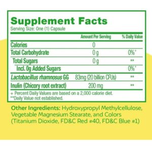 Culturelle Ultimate Strength Probiotic for Men and Women, Most Clinically Studied Probiotic Strain, 20 Billion CFUs, Supports Occasional Diarrhea, Gas & Bloating, Non-GMO, 30 Count - Image 4