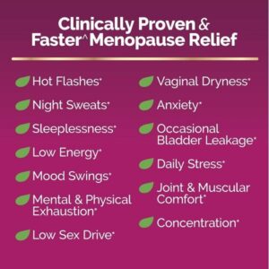 Estroven Complete Multi-Symptom Menopause Supplement for Women, 28 Ct., Clinically Proven Ingredient Provide Menopause Relief & Night Sweats & Hot Flash Relief, Drug-Free & Non-GMO - Image 4