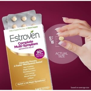 Estroven Complete Multi-Symptom Menopause Supplement for Women, 28 Ct., Clinically Proven Ingredient Provide Menopause Relief & Night Sweats & Hot Flash Relief, Drug-Free & Non-GMO - Image 5