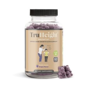 TruHeight Growth Gummy Capsule Supports Healthy Development + Bone Growth | Grape Gummy - Image 1