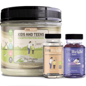 TruHeight Kit Protein + Sleep + Growth Vanilla Ice Cream Flavored Capsule | Sleep Gummy - Image 1