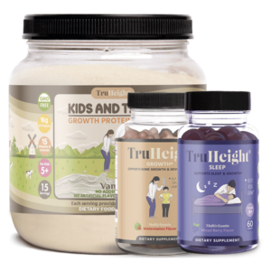 TruHeight Kit Protein + Sleep + Growth  Vanilla Ice Cream Flavored Whey Protein (Milk-Based) Watermelon Gummy | Sleep Gummy - Image 1