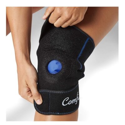 ComfiLife Knee Ice Pack with Wrap – Knee Brace – Reusable Hot & Cold Therapy Gel Pack – Adjustable Compression Support for Injuries, Knee Pain, Knee Surgery, Arthritis, Meniscus and More