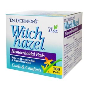 Dickinson'S Witch Hazel Hemorrhoidal Pads, 100 Ct By Dickinson Brands - Image 1