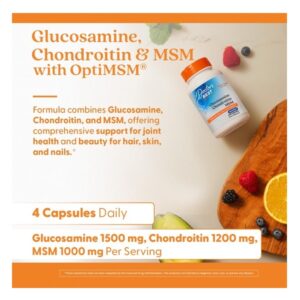 Doctor's Best, Glucosamine Chondroitin MSM, 240 Capsules - Image 5