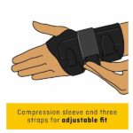 FUTURO 48400EN Energizing Wrist Support, S/M, Fits Right Wrists 5 1/2"- 6 3/4", Black - Image 5