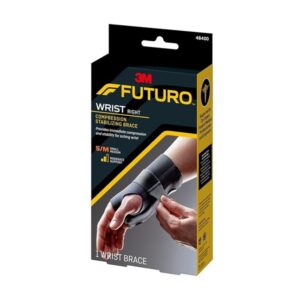 FUTURO 48400EN Energizing Wrist Support, S/M, Fits Right Wrists 5 1/2"- 6 3/4", Black - Image 8
