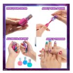 Townley Girl Frozen II - 5 PK Lip Tube and 5 Nail Polish - Image 3