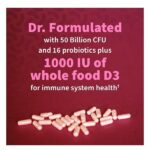 Garden of Life Probiotic Supplement for Urinary Tract Health - Dr. Formulated Urinary Tract+ for Digestive and Urinary Tract Support, Shelf Stable, 60 Capsules - Image 2