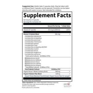 Garden of Life Probiotic Supplement for Urinary Tract Health - Dr. Formulated Urinary Tract+ for Digestive and Urinary Tract Support, Shelf Stable, 60 Capsules - Image 4