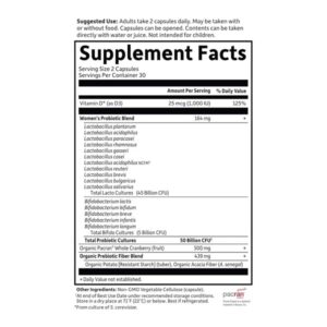 Garden of Life Probiotic and Urinary Tract Health Dr. Formulated Urinary Tract+ for Digestive and Urinary Tract Support, 60 Capsules - Image 2