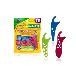 Gum Sunstar 897Rz Gum Crayola Kids Flosser (Pack Of 75) - Image 1