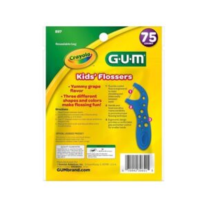 Gum Sunstar 897Rz Gum Crayola Kids Flosser (Pack Of 75) - Image 3