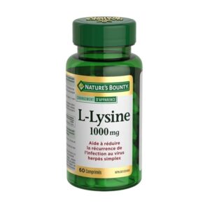 Nature's Bounty L-Lysine Tablets, 60 Count - Image 1