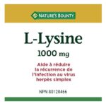 Nature's Bounty L-Lysine Tablets, 60 Count - Image 3