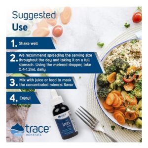 Protein and Vitamin Supplements Minerals Research Liquid Ionic Iron - 2 oz. - Image 3