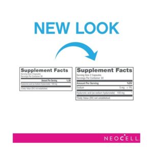 Neocell Hyaluronic Acid Tablets 100 Mg, 60 Count - Image 2