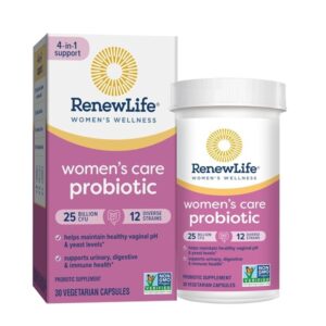 Renew Life Women's Flora Care Probiotic Supplement Vegetable Capsules, 30 CT - Image 1