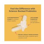 Renew Life Women's Flora Care Probiotic Supplement Vegetable Capsules, 30 CT - Image 4