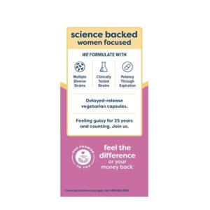 Renew Life Women's Flora Care Probiotic Supplement Vegetable Capsules, 30 CT - Image 8