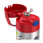 THERMOS FUNTAINER Water Bottle with Straw - 12 Ounce - Kids Stainless Steel Vacuum Insulated Water Bottle with Lid, Mickey Mouse - Image 2