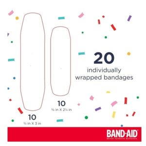 BAND-AID Brand Adhesive Bandages Assorted Sizes, 20 Count (Disne Princess) - Image 4