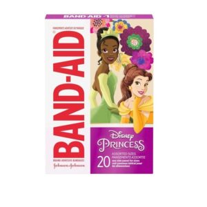 BAND-AID Brand Adhesive Bandages Assorted Sizes, 20 Count (Disne Princess) - Image 5