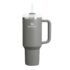 Stanley Quencher H2.0 Tumbler with Handle and Straw 40 oz | Flowstate 3-Position Lid | Cup Holder Compatible for Travel | Insulated Stainless Steel Cup | BPA-Free | Stone