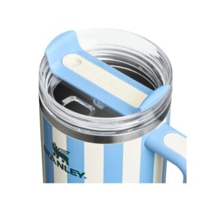 Stanley Quencher H2.0 Tumbler with Handle and Straw 40 oz | Flowstate 3-Position Lid | Cup Holder Compatible for Travel | Insulated Stainless Steel Cup | BPA-Free | Cornflower Cabana Gloss - Image 2