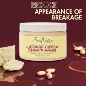 Shea Moisture Jamaican Black Castor Oil Strengthen And Restore Treatment Masque, 340 g - Image 3