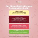 TruHeight Kids Prebiotic & Probiotic Gummies, Strawberry Flavour, 60 Count, Ages 2+, Digestive Health Support - Image 3