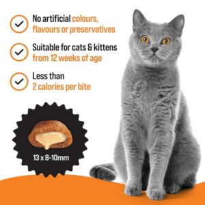 VetIQ Healthy Bites Hairball Remedy Cat Snack, 4 x 65g, Helps Prevent and Remove Cat Hairballs, Supplement for Cats Without Artificial Ingredients, Cat & Kitten Health - Image 5